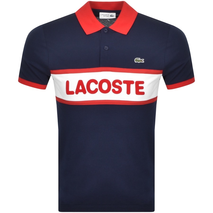 Alternative Image for ProductLacoste Sport Short Sleeved Polo T Shirt Navy1